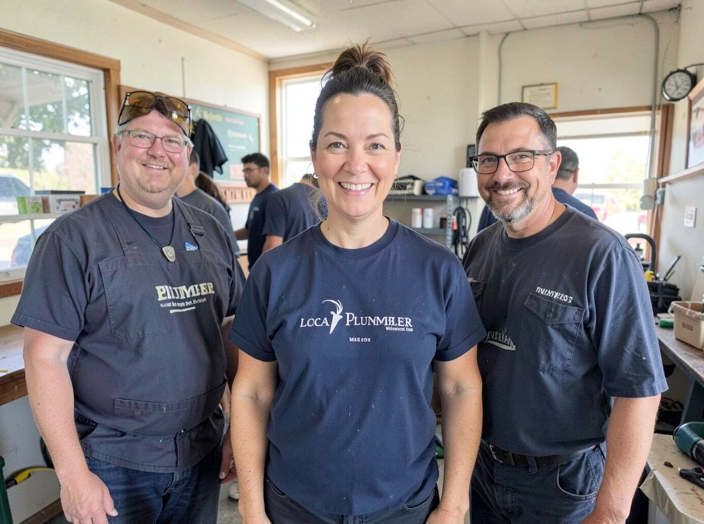 The Pro Fix Plumbing's Experts team at work in Wilmington